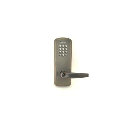 Schlage Electronics Standalone Keypad Programmable Electronic Lock Cylindrical Classroom / Storeroom Keypad Athens Lever CO100CY70KPATH643E